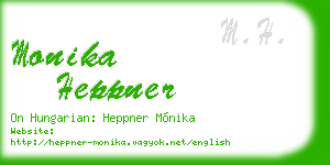 monika heppner business card